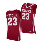 Men's Alabama Crimson Tide #23 John Petty Jr. Crimson 2021 NCAA Replica College Basketball Jersey 2403RRSH8